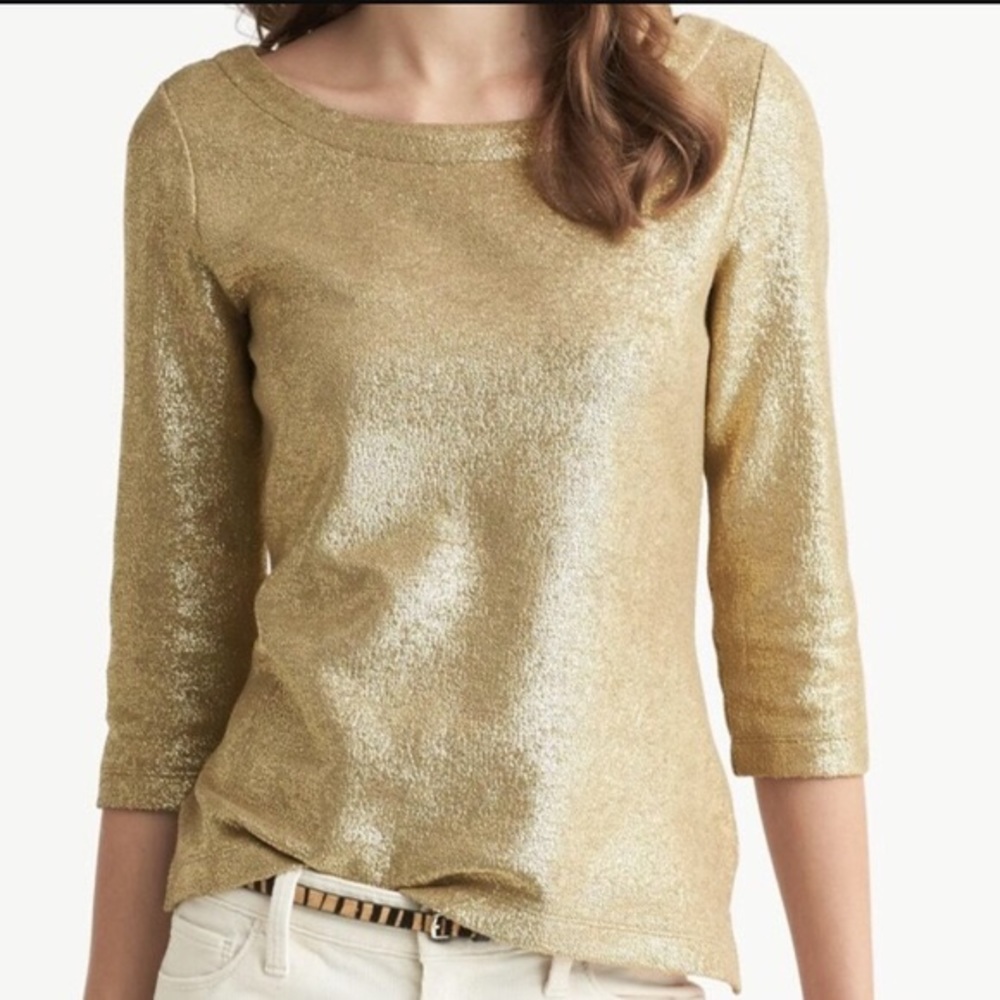 Banana Republic gold sweatshirt size Large